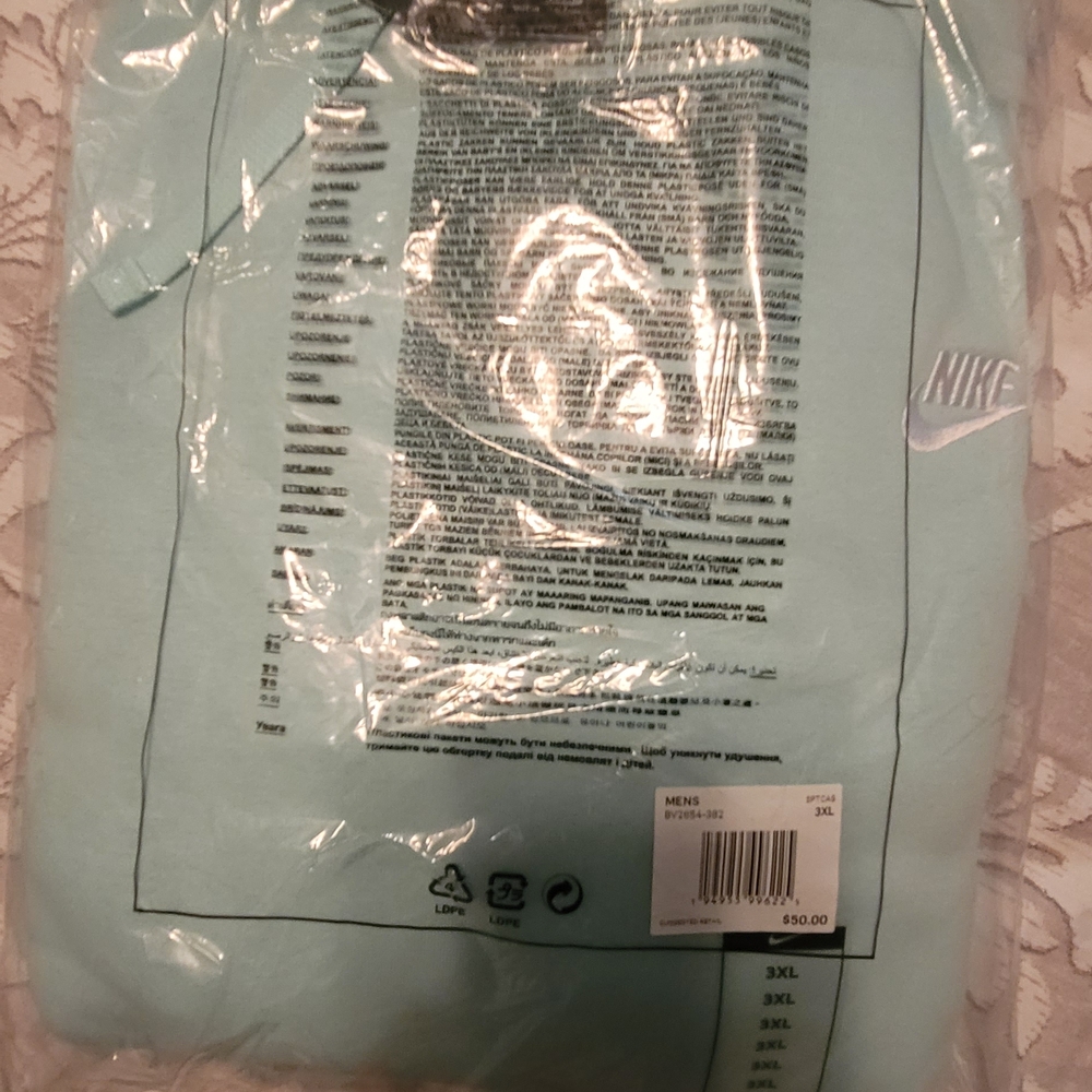 Nike Sky Blue Pullover Hoodie
